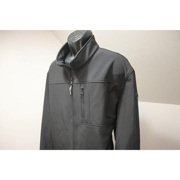Calvin Klein Black Fleece Softshell Jacket Winter Fall Full Zip Mens Size 3XL - Picture 3 of 14